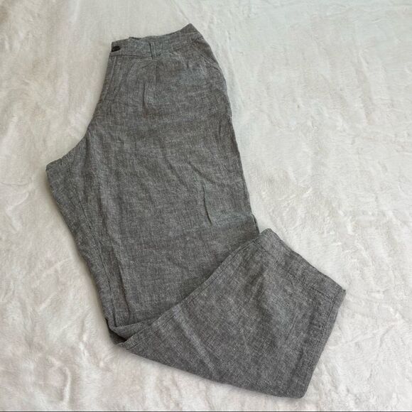 FINAL OFFER Light and Casual A New Day Linen Blend Gray Pleated Pants Size 12 - Picture 11 of 11